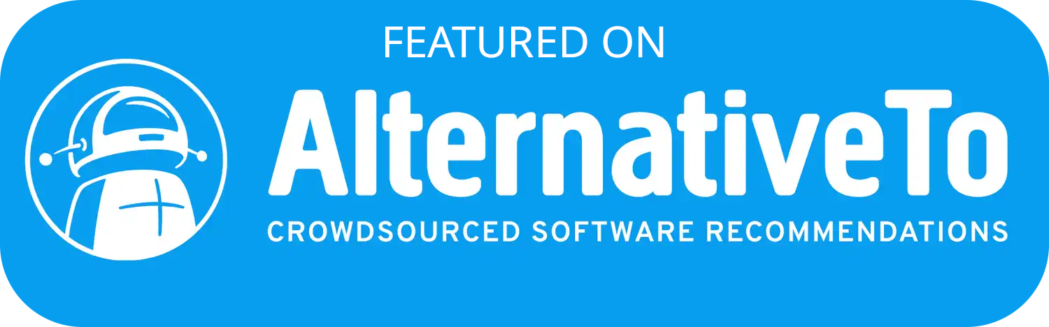 Featured on AlternativeTo